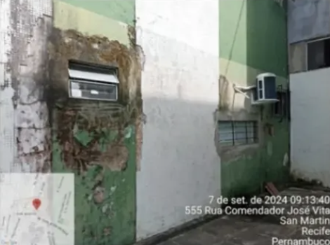 Registro de campo da Fundamental Engenharia em inspeção predial