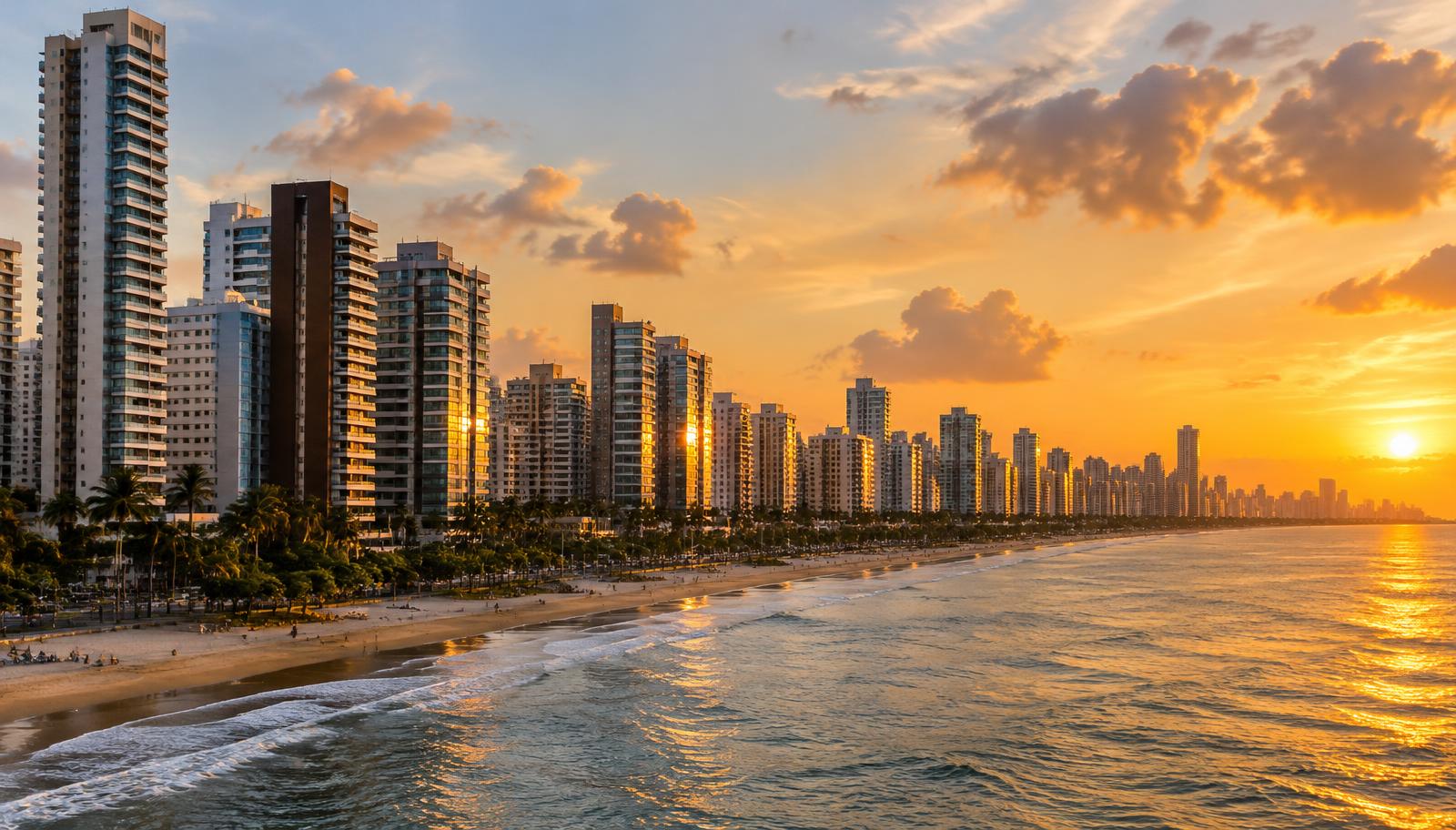Edifícios residenciais em Boa Viagem, Recife